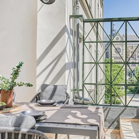 Apartament Fluma - 2 Et Terrasse A Halles *