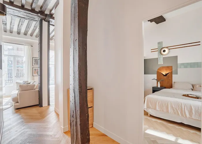 Apartmán Fluma - 2 Et Terrasse A Halles Paříž